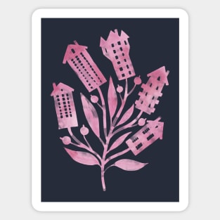 Botanical Houses Sticker